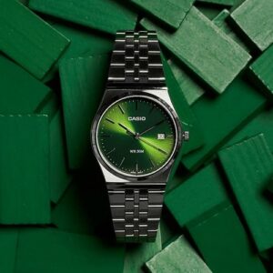 CASIO MTP-B145D-3AVEF DE HOMBRE EN ACERO, TAPA A PRESIÓN Y SUMERGIBLE 50 METROS
